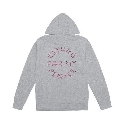 SUDADERA CAPUCHA BASIC GRIS