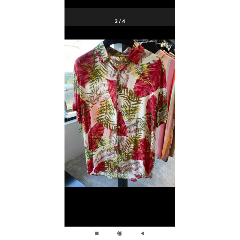 CAMISA GREAT TIMES HAWAII RED SS22