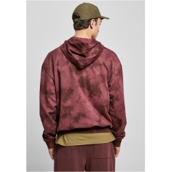 SUDADERA CAPUCHA TIE DYE RED SS23 2