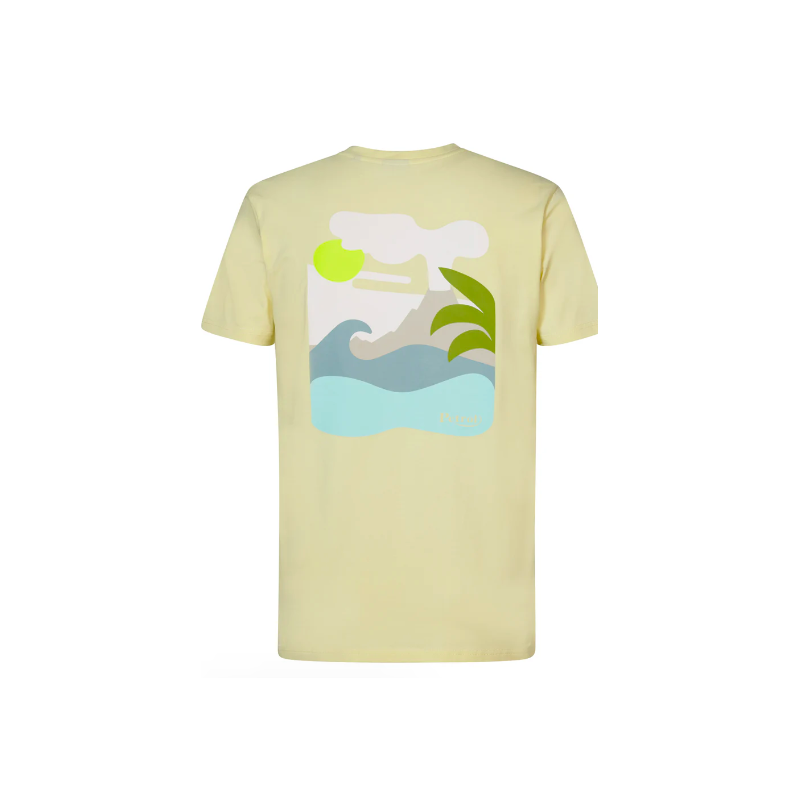 CAMISETA PETROL WAVE YELLOW