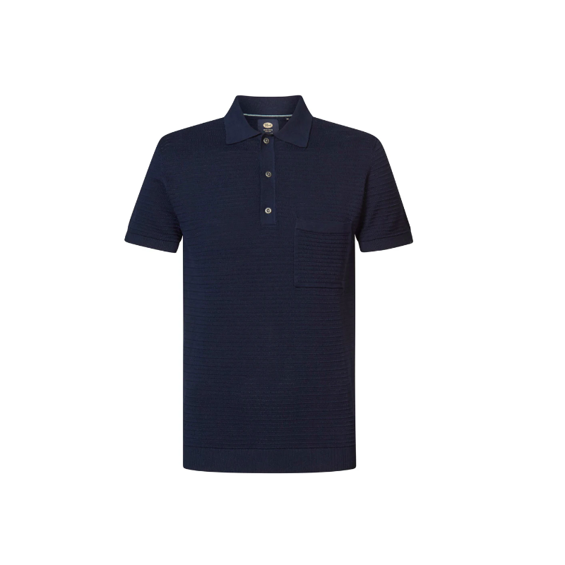 POLO PETROL KNITTED NAVY