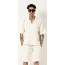 CAMISA GAUFFRE OFFWHITE