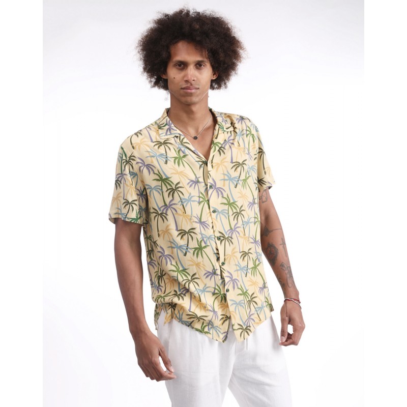 CAMISA GREAT TIMES PALMS YELLOW SS24