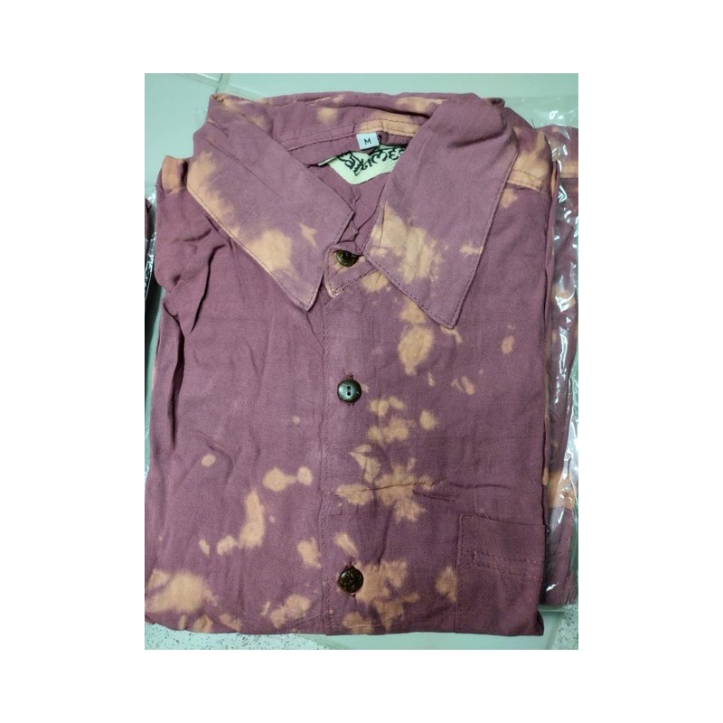 CAMISA GREAT BALI ¨BURDEOS BATIK¨