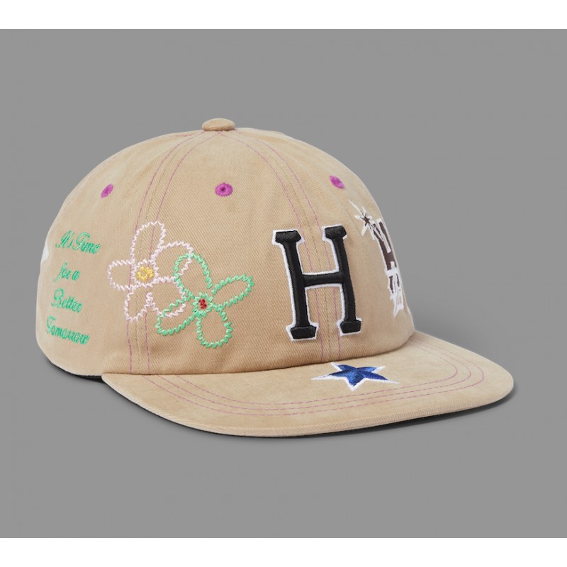 Gorra Huf 6 Panel Biscuit