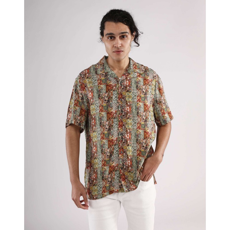 CAMISA GREAT TIMES ETNIC GREEN SS24