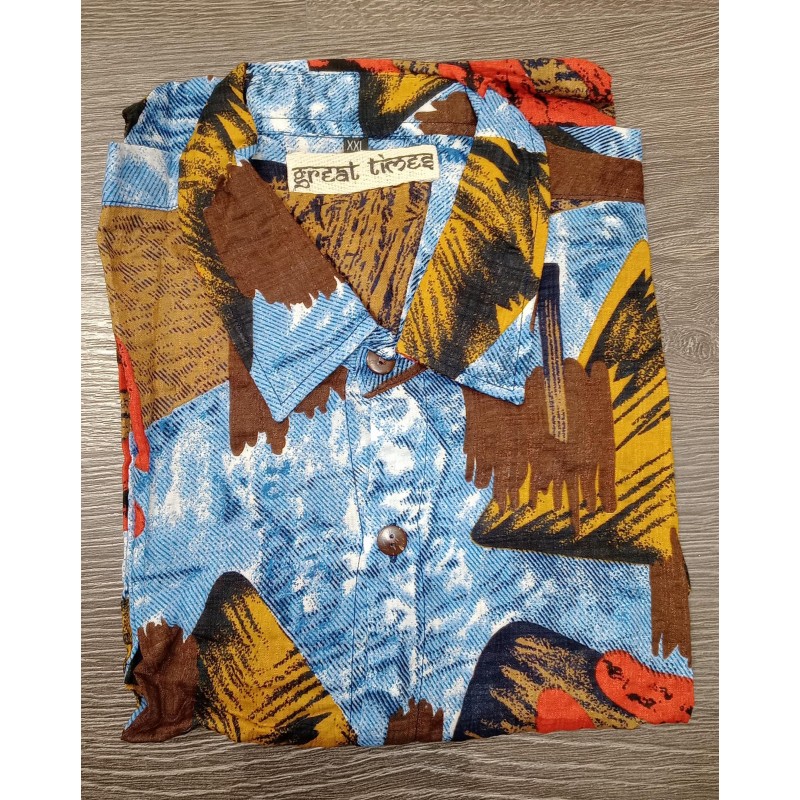 CAMISA GREAT BALI AFRICA BLUE SS24