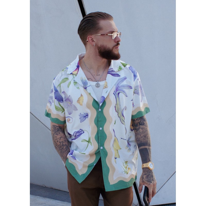 CAMISA FRILIVIN FLOWERS FW24