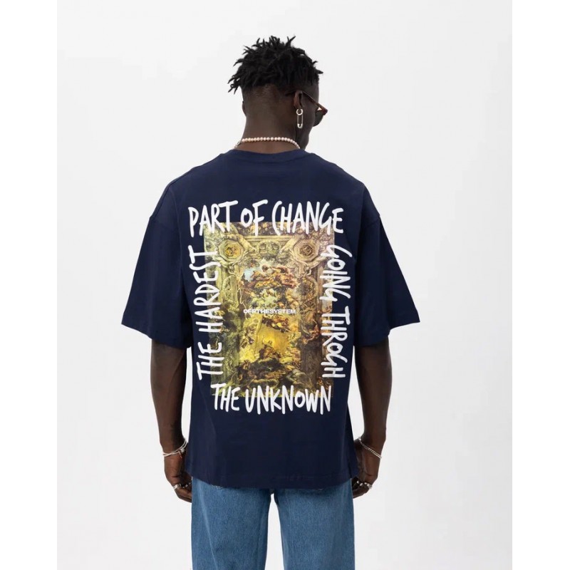 CAMISETA OVERSIZE CHANCE BLUE FW24