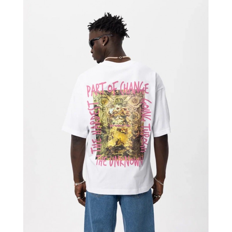 CAMISETA OVERSIZE CHANCE WHITE FW24