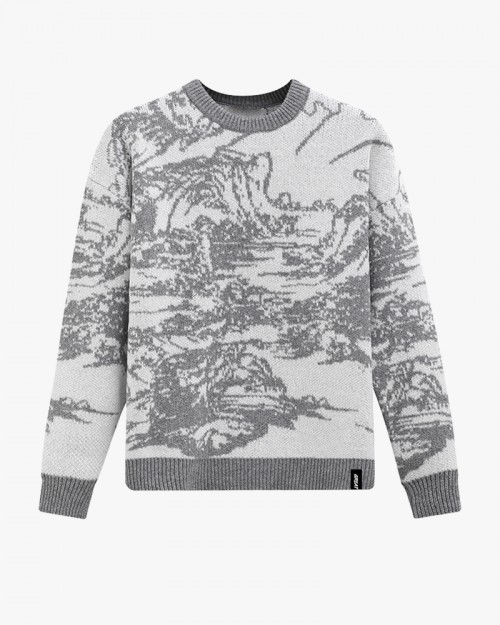 WAVES KNIT GREY FW24
