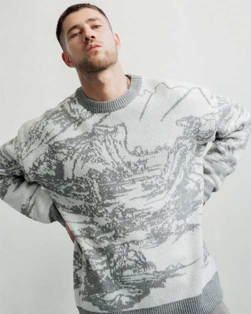 WAVES KNIT GREY FW24 2