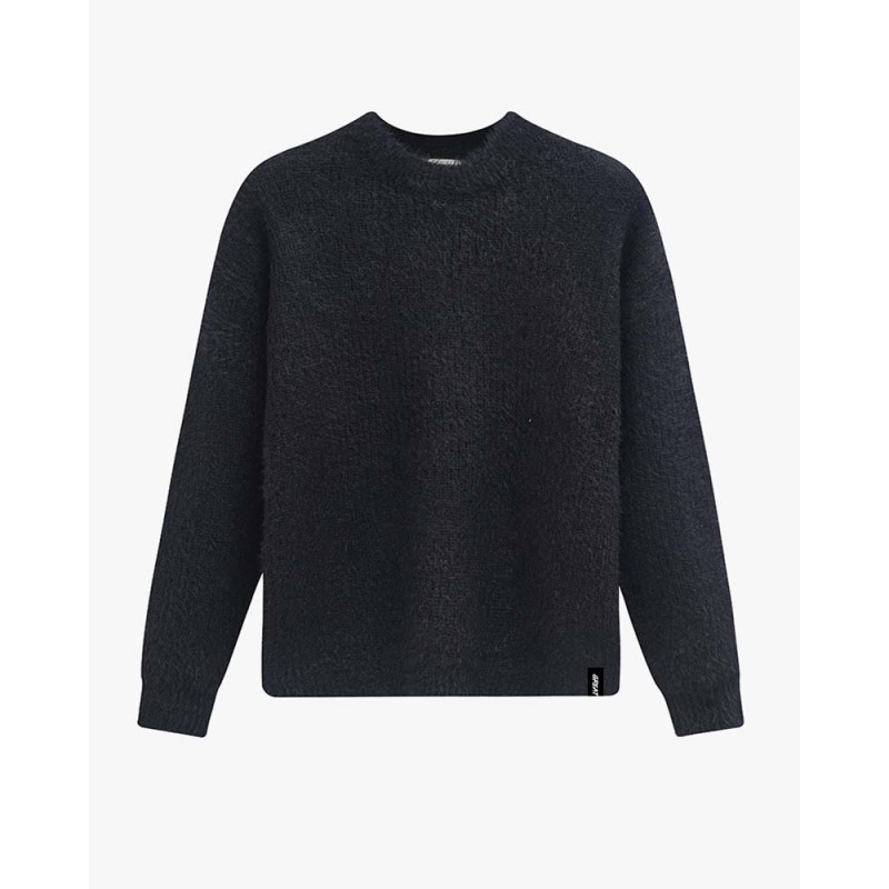 FURRY KNIT BLACK