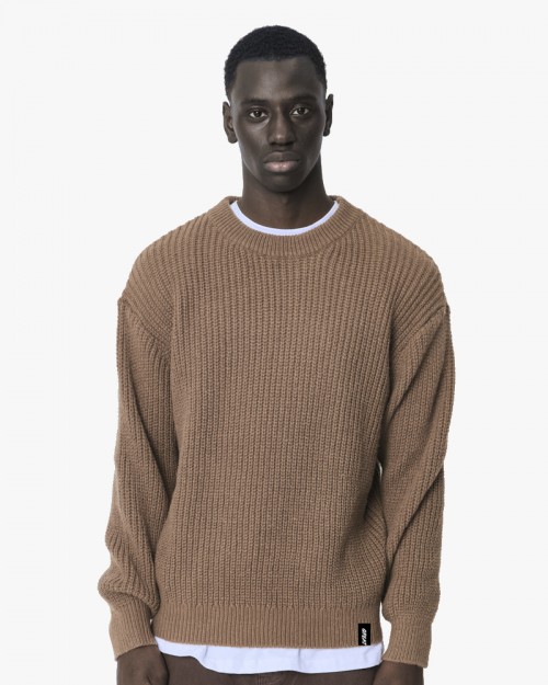 BASIC KNIT BROWN FW24