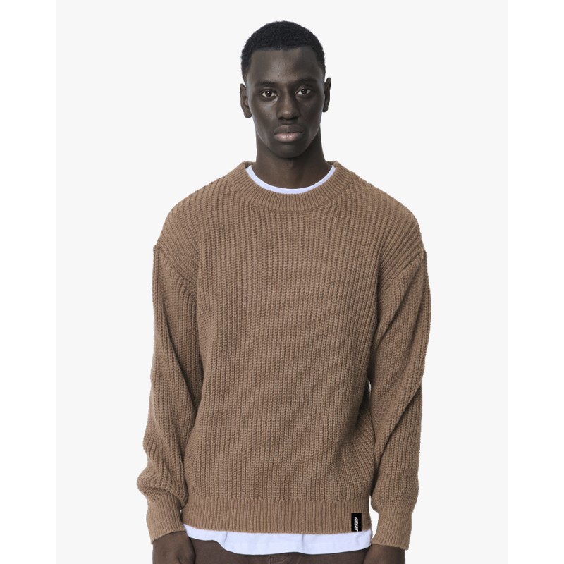 BASIC KNIT BROWN FW24