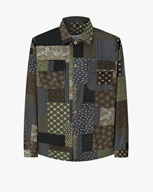 PATCHWORK OVERSHIRT FW24