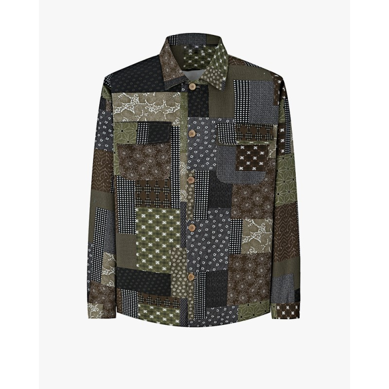 PATCHWORK OVERSHIRT FW24