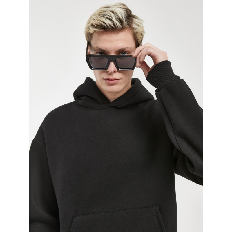 BOXY HOODIE BLACK FW24