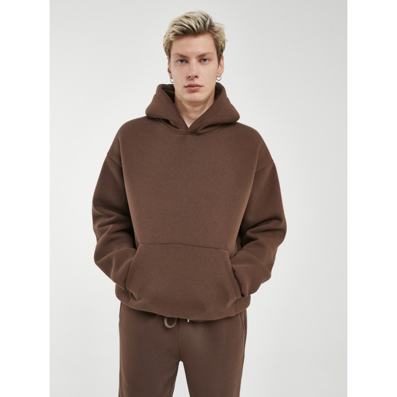 BOXY HOODIE CHOCOLATE FW24