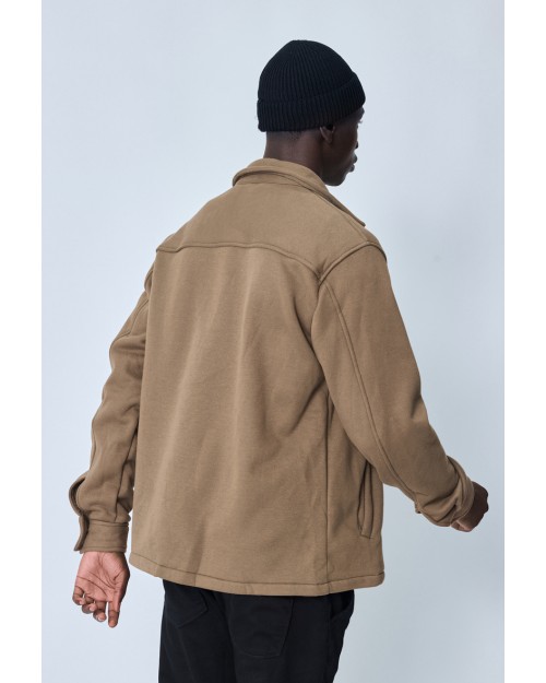 POLAR OVERSHIRT CHOCOLATE FW24 2