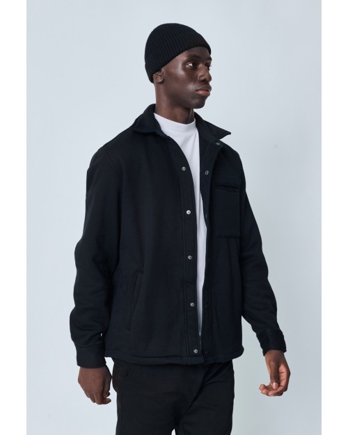POLAR OVERSHIRT BLACK FW24