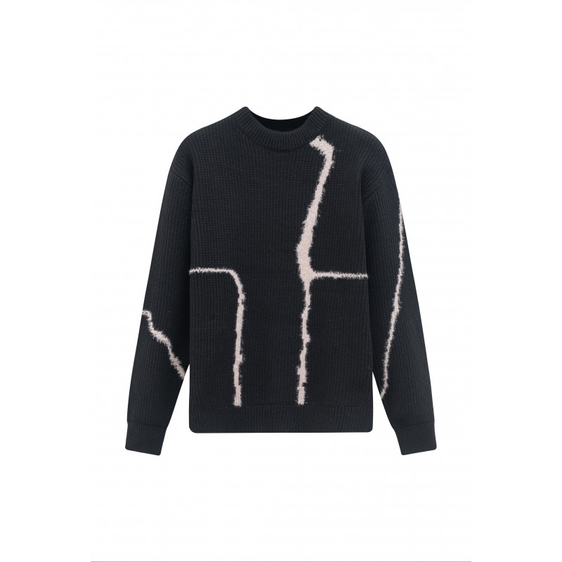 LINES KNIT BLACK FW24