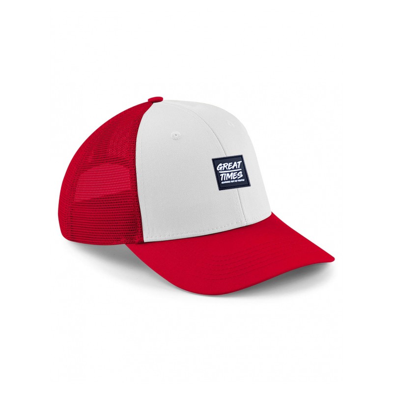 GORRA GREAT TIMES REJILLA ROJA