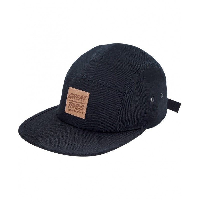 GORRA GREAT TIMES 5 PANEL NEGRA SS21