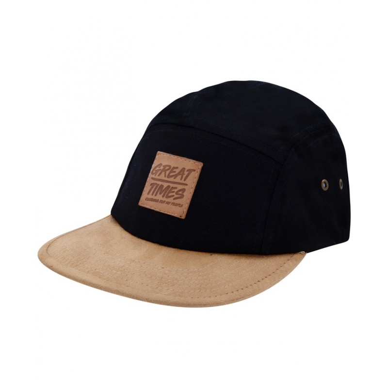 GORRA GREAT TIMES 5 PANEL NEGRA ANTE SS21