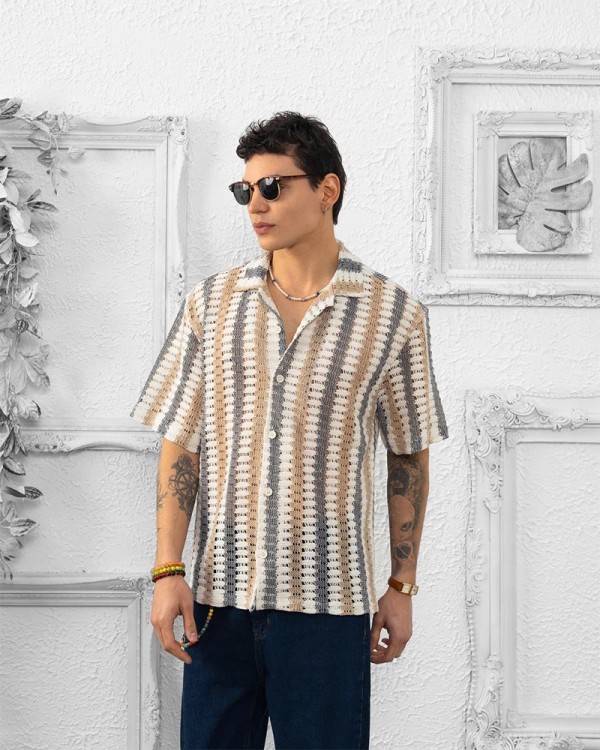 CAMISA CROCHET BEIGE