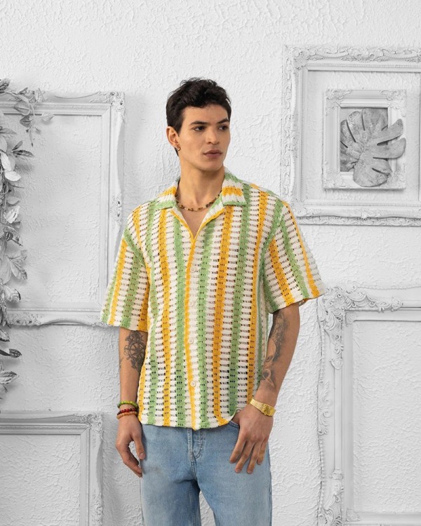 CAMISA CROCHET GREEN