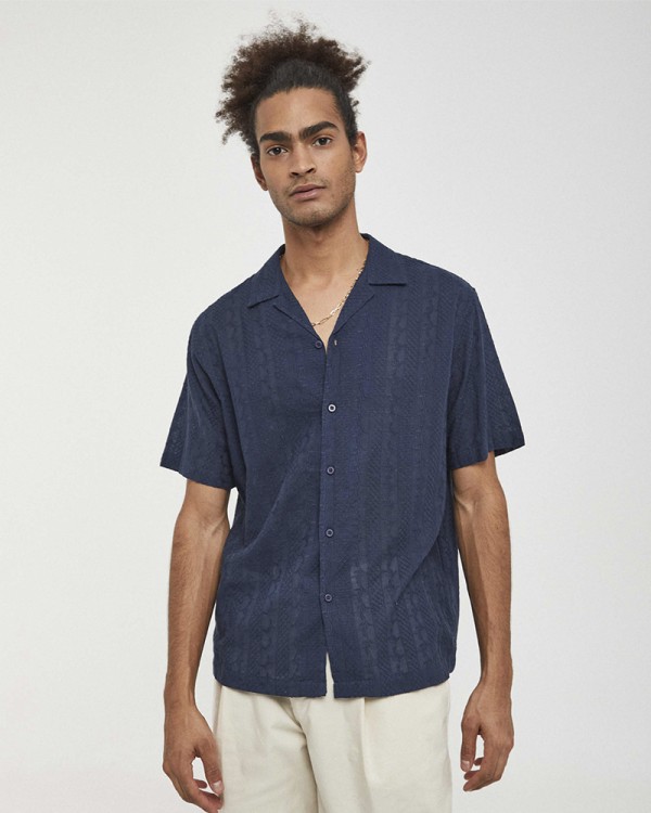CAMISA EMBRO NAVY